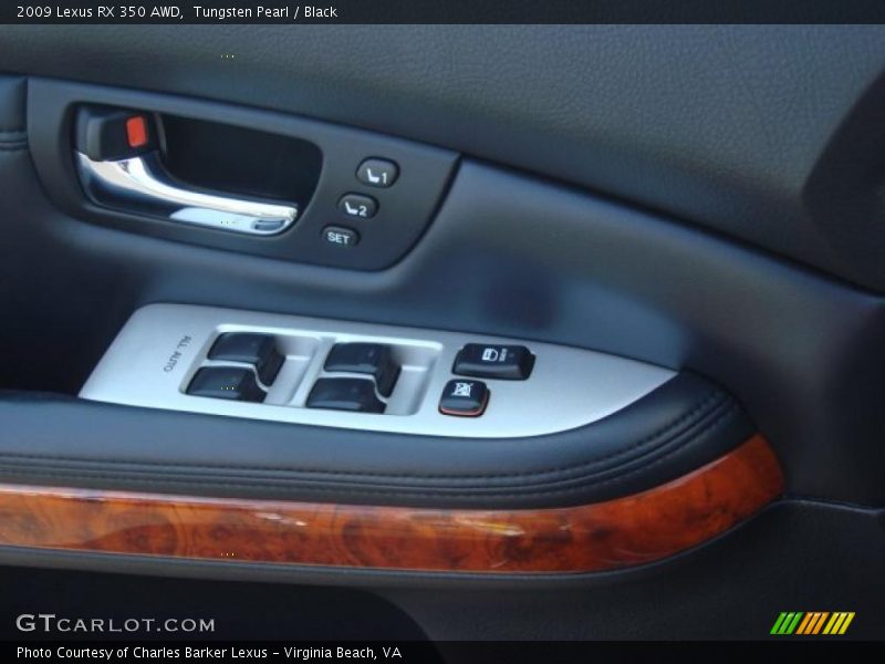 Tungsten Pearl / Black 2009 Lexus RX 350 AWD