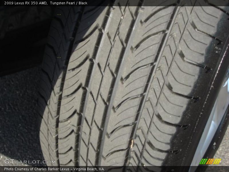 Tungsten Pearl / Black 2009 Lexus RX 350 AWD