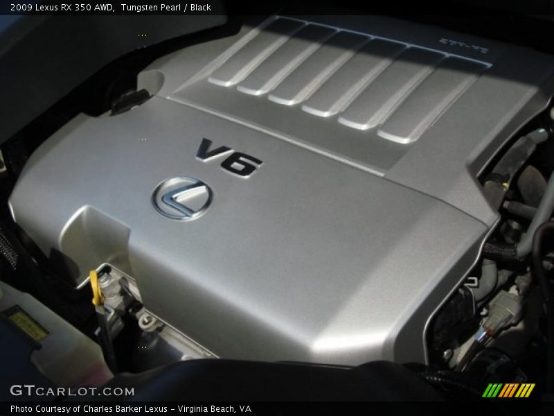 Tungsten Pearl / Black 2009 Lexus RX 350 AWD