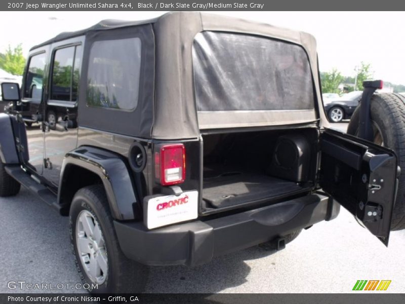 Black / Dark Slate Gray/Medium Slate Gray 2007 Jeep Wrangler Unlimited Sahara 4x4