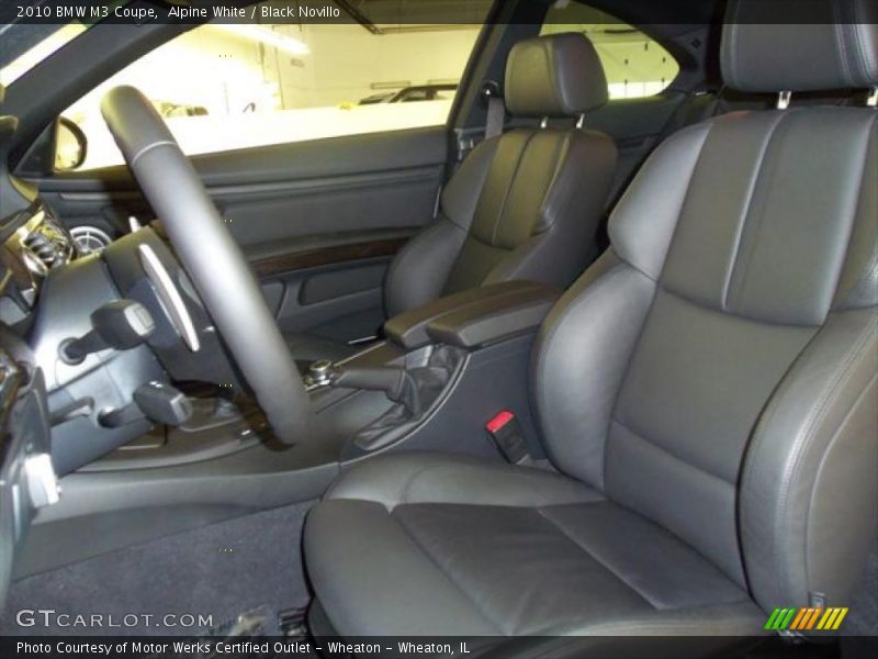  2010 M3 Coupe Black Novillo Interior