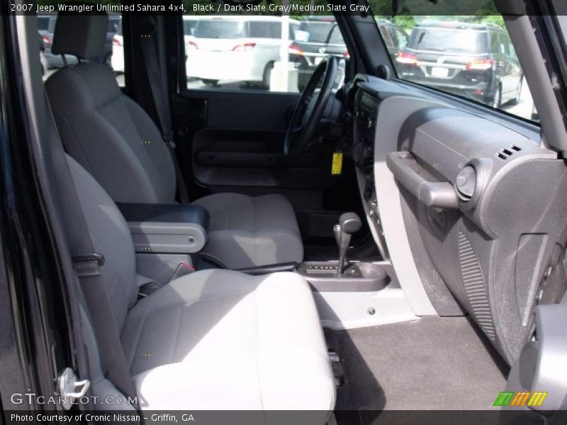 Black / Dark Slate Gray/Medium Slate Gray 2007 Jeep Wrangler Unlimited Sahara 4x4