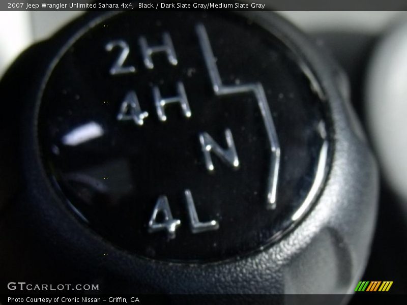 Black / Dark Slate Gray/Medium Slate Gray 2007 Jeep Wrangler Unlimited Sahara 4x4