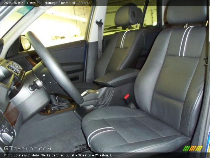 Montego Blue Metallic / Black 2010 BMW X3 xDrive30i