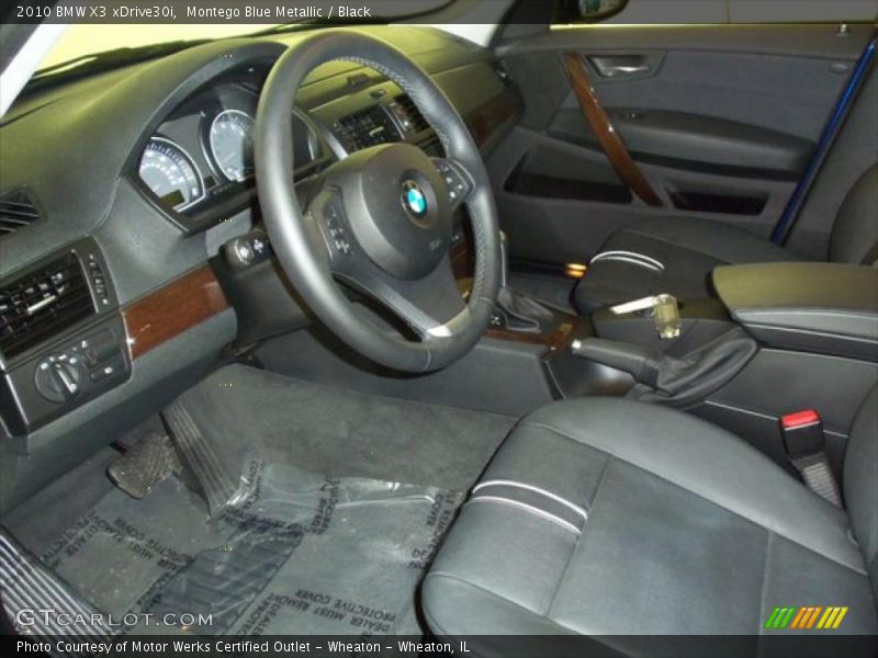 Montego Blue Metallic / Black 2010 BMW X3 xDrive30i