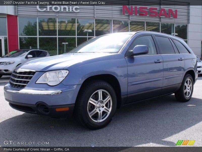 Marine Blue Pearl / Pastel Slate Gray 2007 Chrysler Pacifica Touring