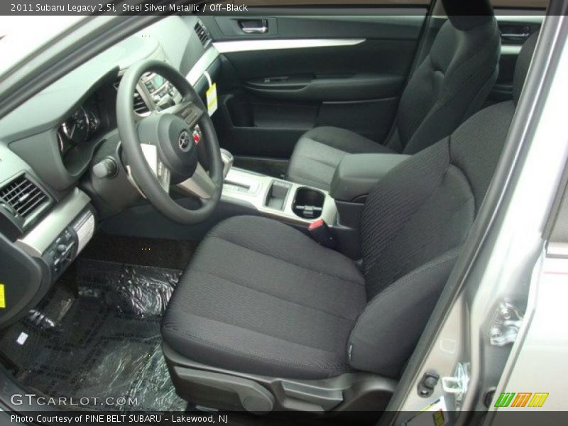 Steel Silver Metallic / Off-Black 2011 Subaru Legacy 2.5i