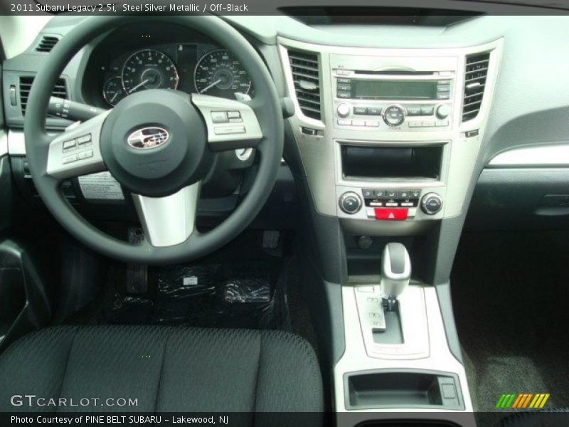 Steel Silver Metallic / Off-Black 2011 Subaru Legacy 2.5i