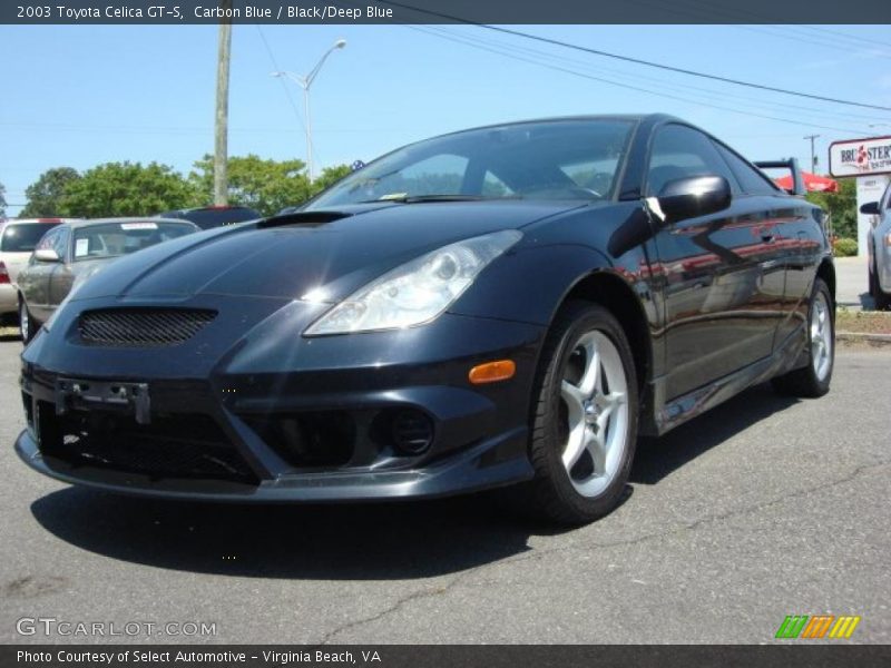Carbon Blue / Black/Deep Blue 2003 Toyota Celica GT-S