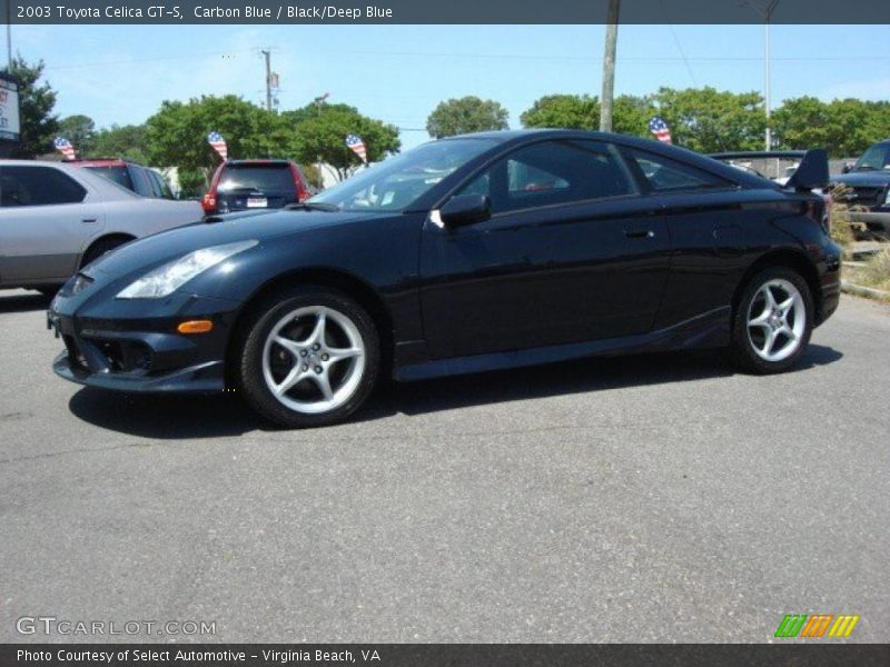 Carbon Blue / Black/Deep Blue 2003 Toyota Celica GT-S