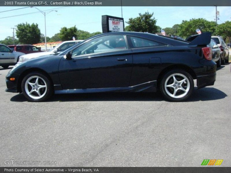 Carbon Blue / Black/Deep Blue 2003 Toyota Celica GT-S