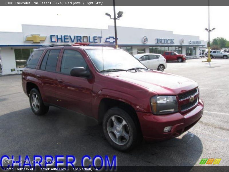 Red Jewel / Light Gray 2008 Chevrolet TrailBlazer LT 4x4