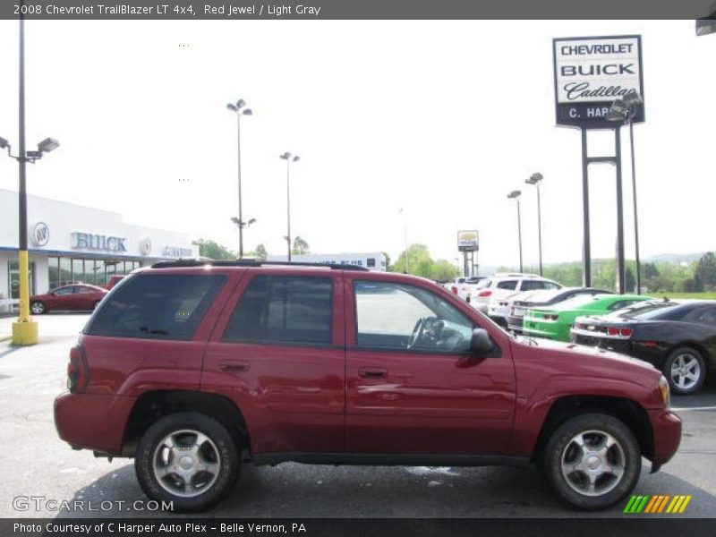 Red Jewel / Light Gray 2008 Chevrolet TrailBlazer LT 4x4