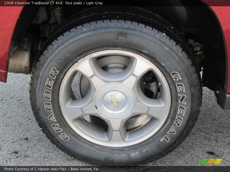 Red Jewel / Light Gray 2008 Chevrolet TrailBlazer LT 4x4