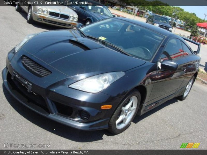 Carbon Blue / Black/Deep Blue 2003 Toyota Celica GT-S