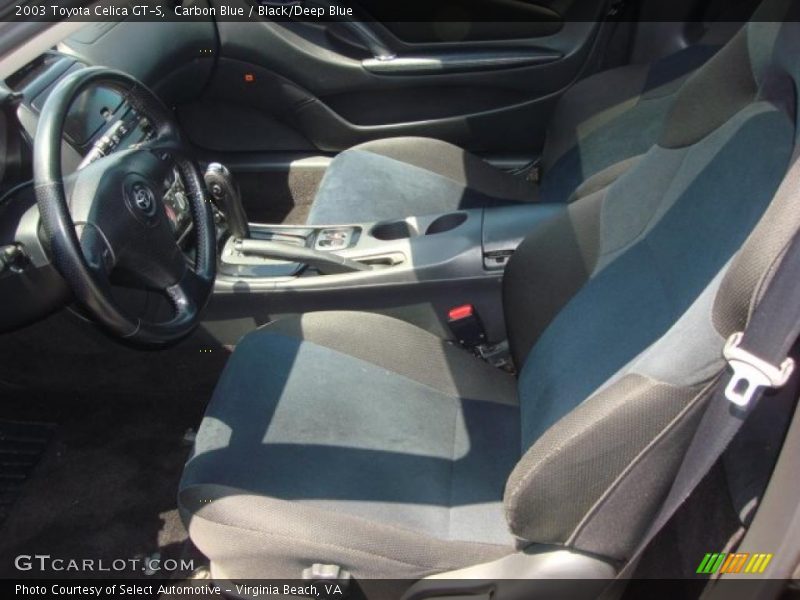 Carbon Blue / Black/Deep Blue 2003 Toyota Celica GT-S