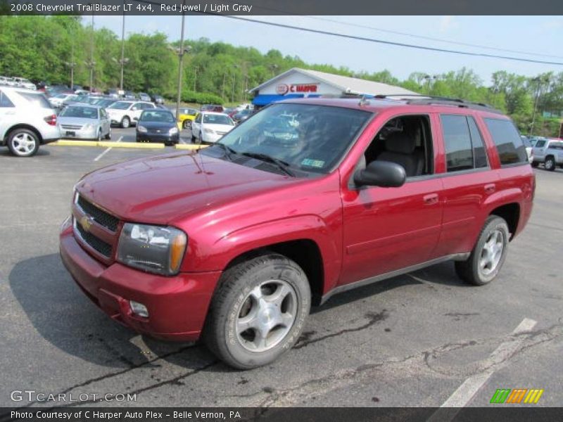 Red Jewel / Light Gray 2008 Chevrolet TrailBlazer LT 4x4