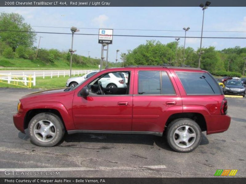 Red Jewel / Light Gray 2008 Chevrolet TrailBlazer LT 4x4