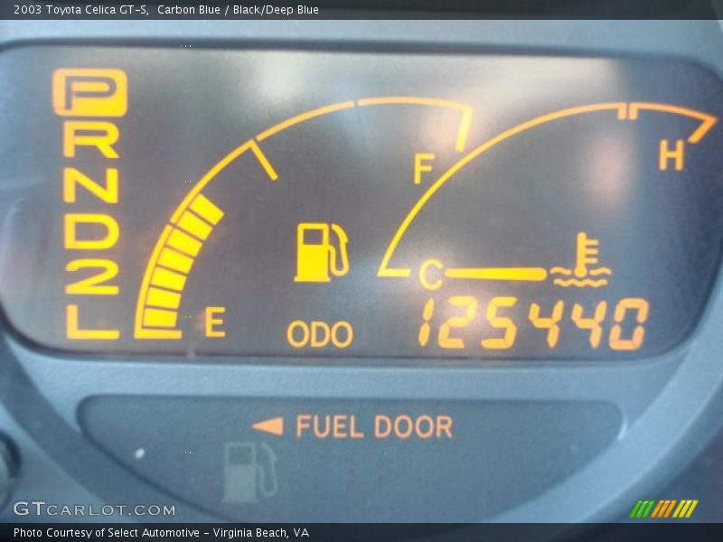 Carbon Blue / Black/Deep Blue 2003 Toyota Celica GT-S