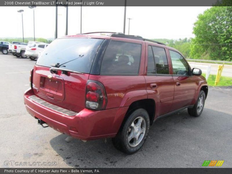 Red Jewel / Light Gray 2008 Chevrolet TrailBlazer LT 4x4