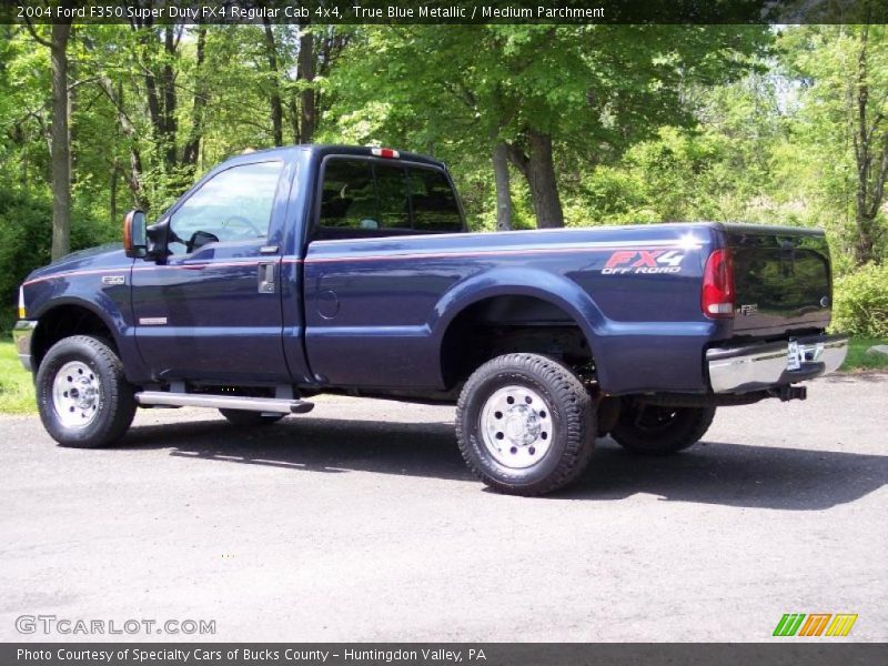 True Blue Metallic / Medium Parchment 2004 Ford F350 Super Duty FX4 Regular Cab 4x4