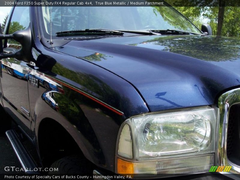 True Blue Metallic / Medium Parchment 2004 Ford F350 Super Duty FX4 Regular Cab 4x4