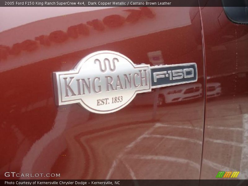 Dark Copper Metallic / Castano Brown Leather 2005 Ford F150 King Ranch SuperCrew 4x4
