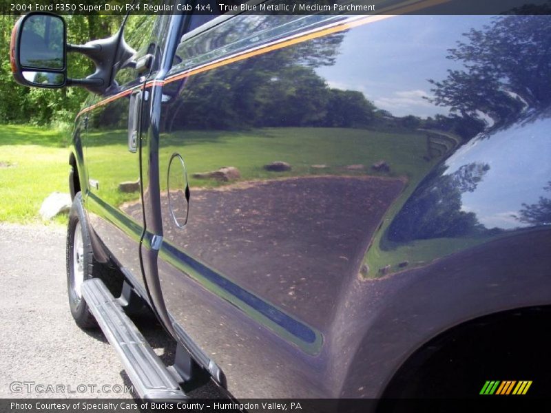 True Blue Metallic / Medium Parchment 2004 Ford F350 Super Duty FX4 Regular Cab 4x4