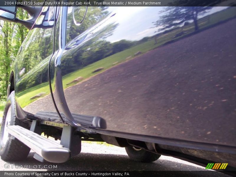 True Blue Metallic / Medium Parchment 2004 Ford F350 Super Duty FX4 Regular Cab 4x4