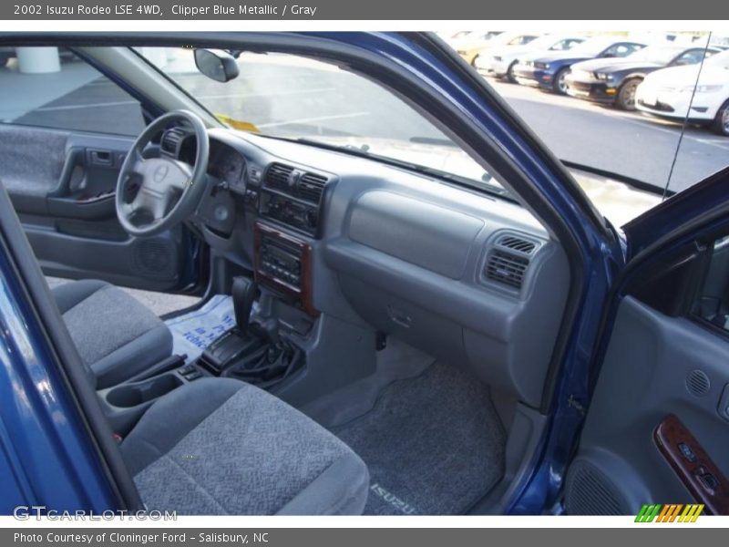  2002 Rodeo LSE 4WD Gray Interior