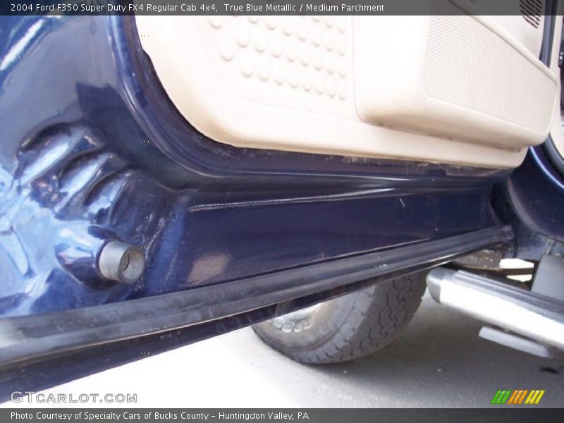 True Blue Metallic / Medium Parchment 2004 Ford F350 Super Duty FX4 Regular Cab 4x4