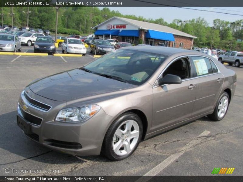 Taupe Gray Metallic / Cocoa/Cashmere 2011 Chevrolet Malibu LS