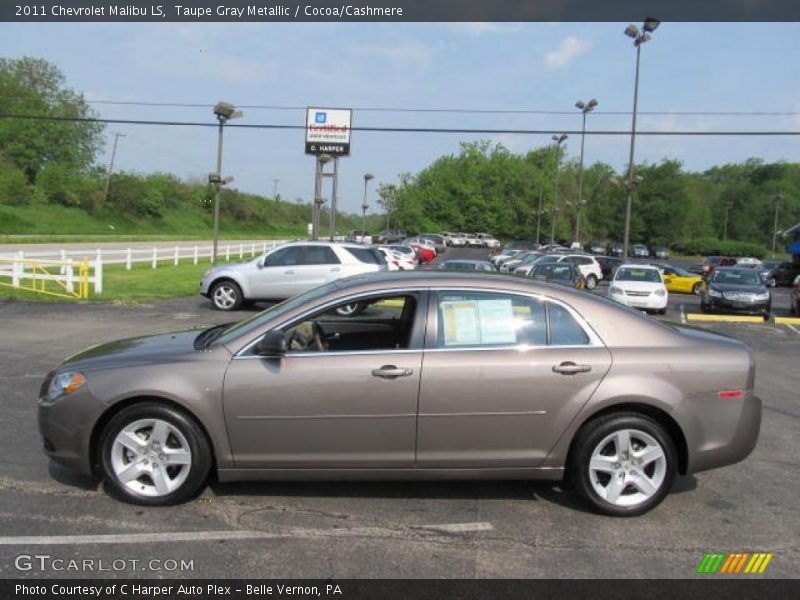 Taupe Gray Metallic / Cocoa/Cashmere 2011 Chevrolet Malibu LS