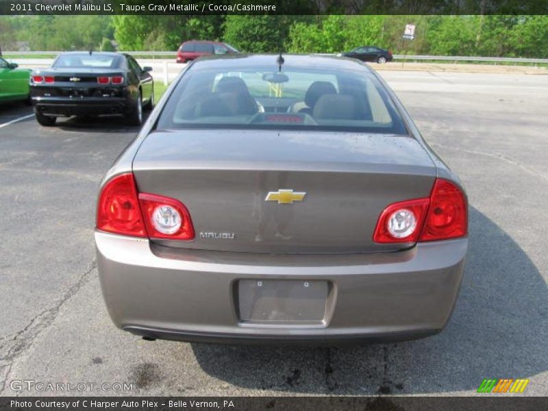 Taupe Gray Metallic / Cocoa/Cashmere 2011 Chevrolet Malibu LS