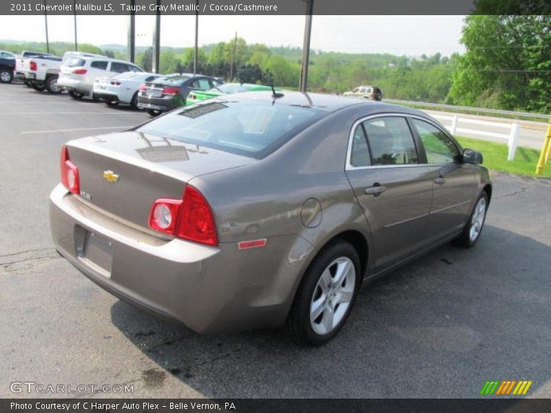 Taupe Gray Metallic / Cocoa/Cashmere 2011 Chevrolet Malibu LS