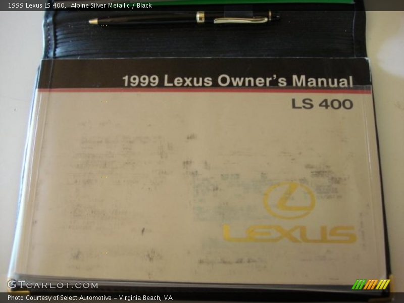 Alpine Silver Metallic / Black 1999 Lexus LS 400