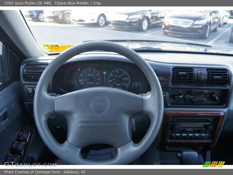 Clipper Blue Metallic / Gray 2002 Isuzu Rodeo LSE 4WD