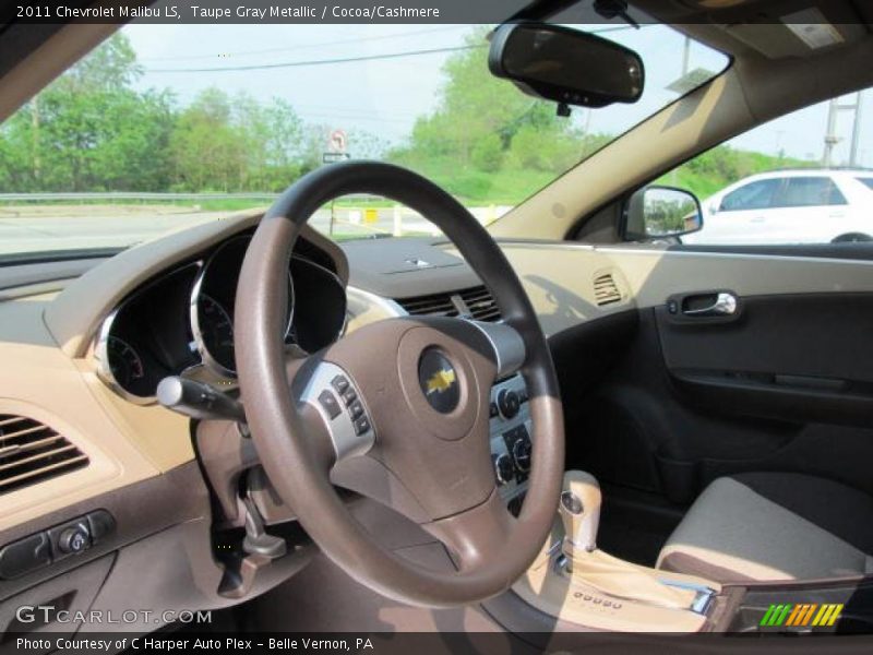 Taupe Gray Metallic / Cocoa/Cashmere 2011 Chevrolet Malibu LS
