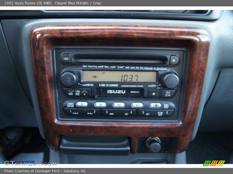 Clipper Blue Metallic / Gray 2002 Isuzu Rodeo LSE 4WD