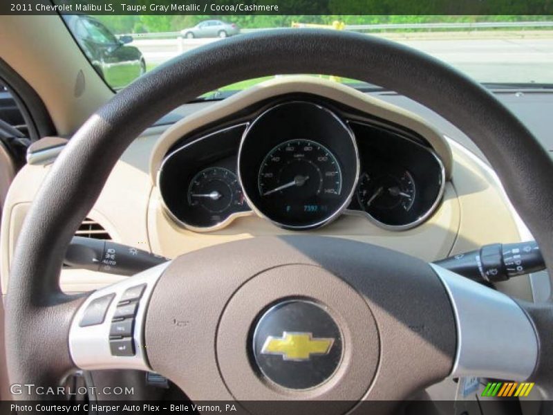 Taupe Gray Metallic / Cocoa/Cashmere 2011 Chevrolet Malibu LS