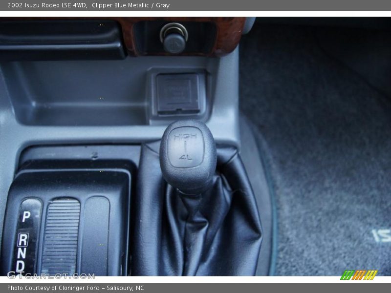 Clipper Blue Metallic / Gray 2002 Isuzu Rodeo LSE 4WD