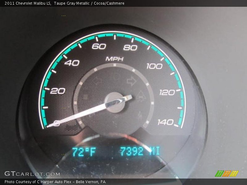 Taupe Gray Metallic / Cocoa/Cashmere 2011 Chevrolet Malibu LS