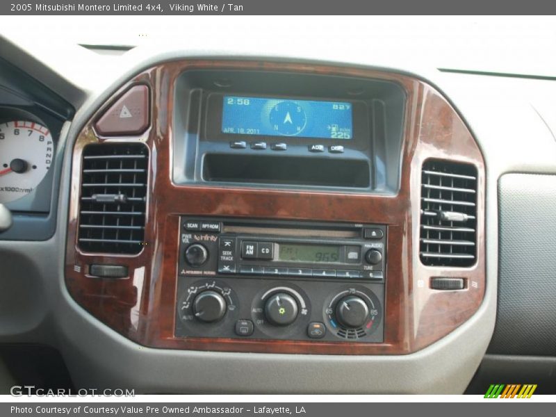 Controls of 2005 Montero Limited 4x4