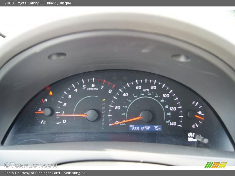 Black / Bisque 2008 Toyota Camry LE