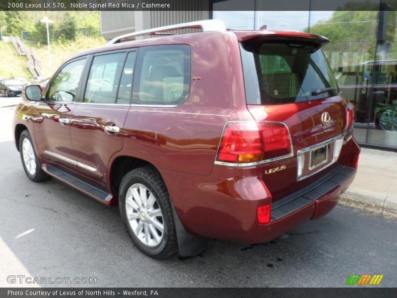 Noble Spinel Red Mica / Cashmere 2008 Lexus LX 570