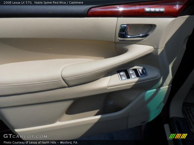 Noble Spinel Red Mica / Cashmere 2008 Lexus LX 570
