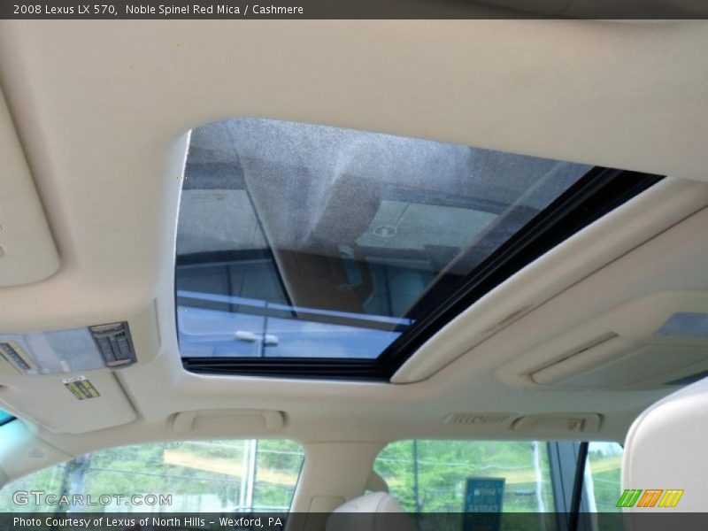 Noble Spinel Red Mica / Cashmere 2008 Lexus LX 570