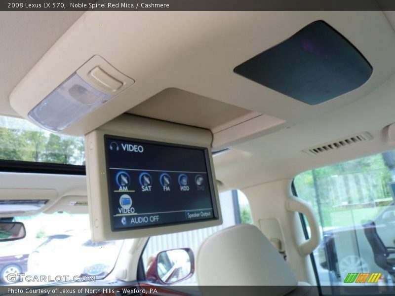 Noble Spinel Red Mica / Cashmere 2008 Lexus LX 570