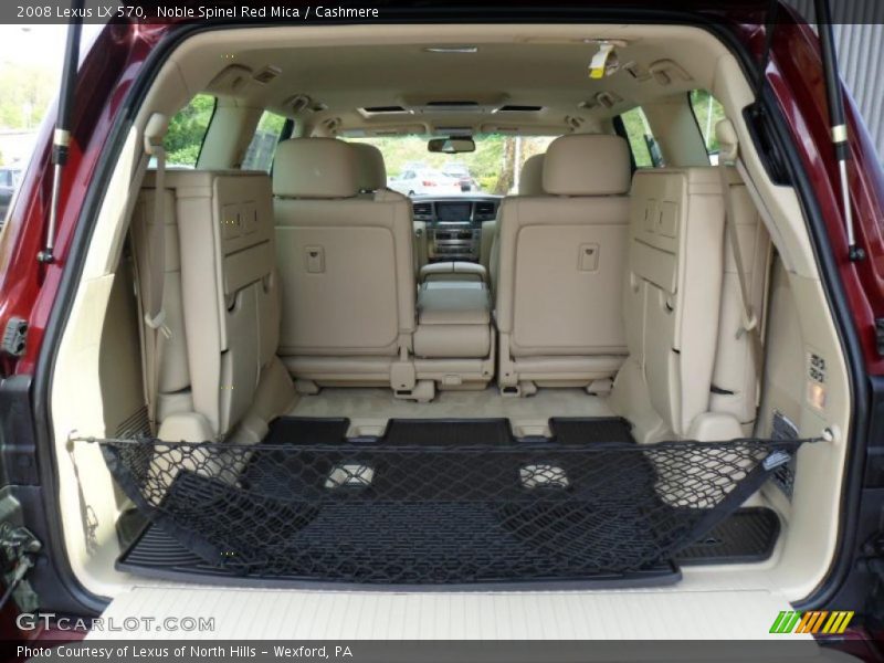 Noble Spinel Red Mica / Cashmere 2008 Lexus LX 570