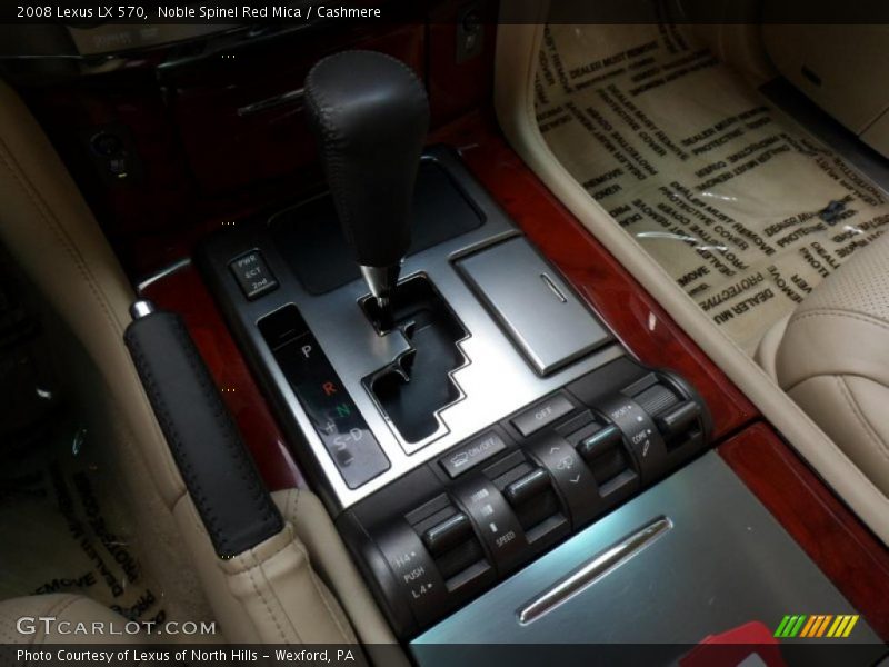 Noble Spinel Red Mica / Cashmere 2008 Lexus LX 570